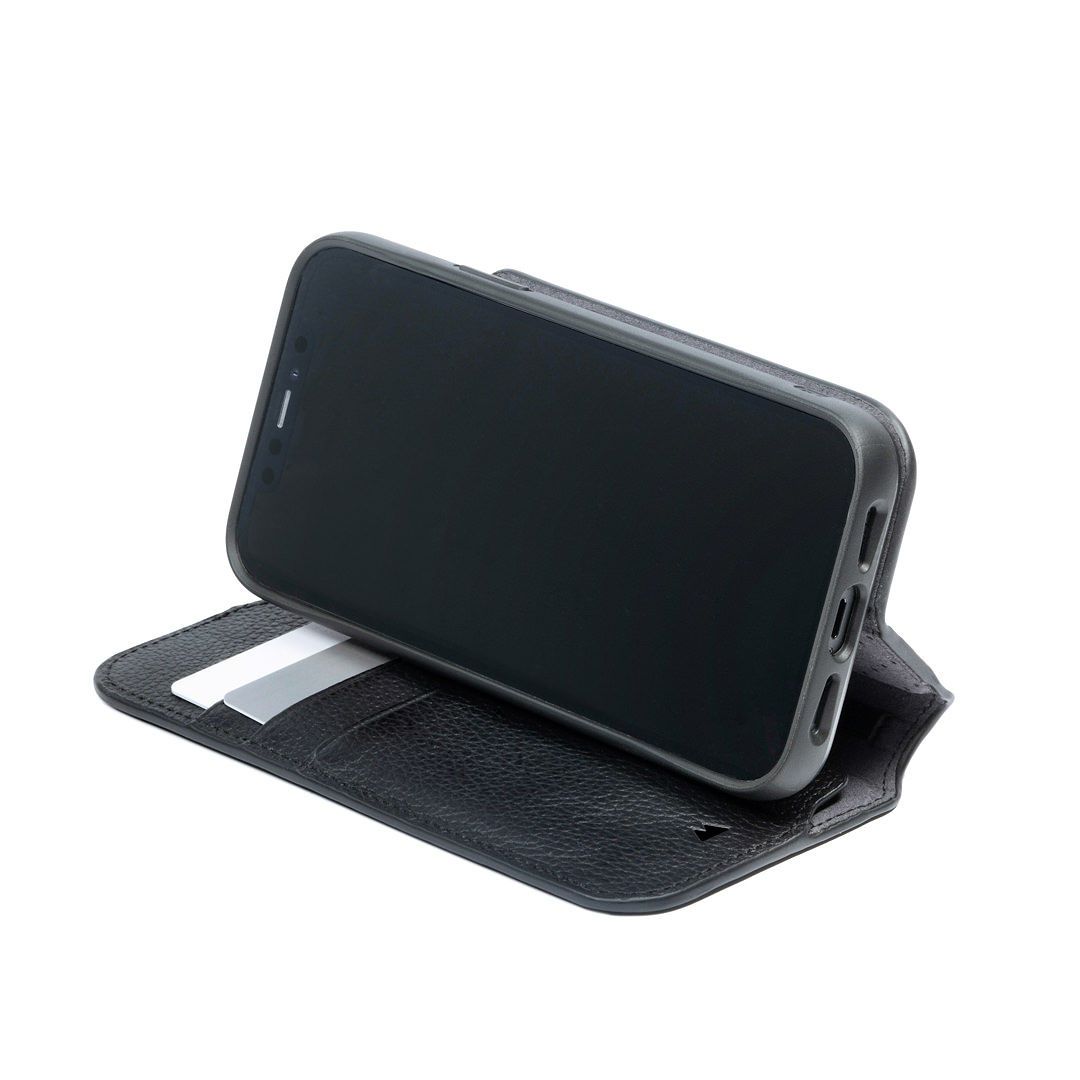 Black Leather Phone Flip Wallet iPhone 12 Pro Max mini | iPhone 12,iPhone 12 Pro Max,iPhone 12 mini,iPhone 12 Pro