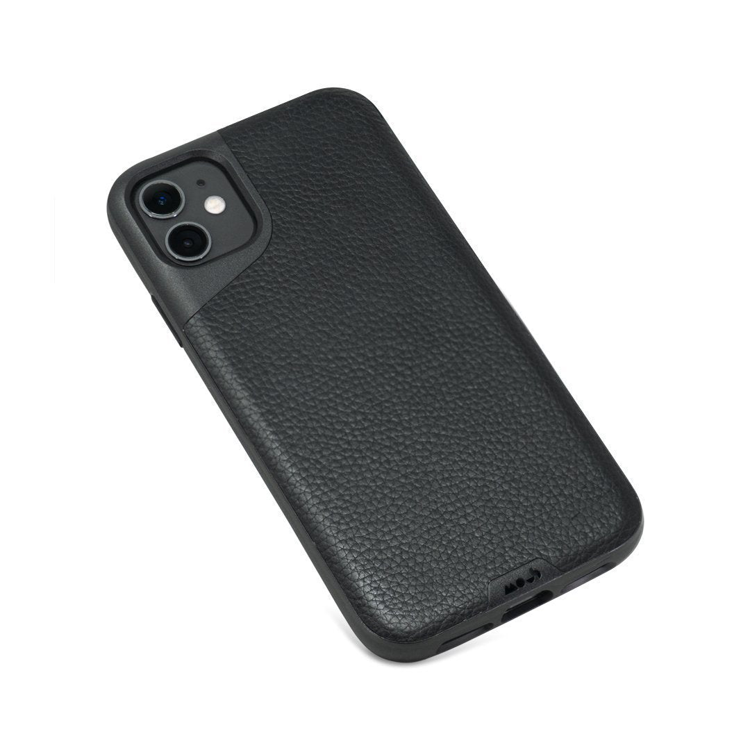 Black Leather Indestructible iPhone 11 Case | iPhone 11