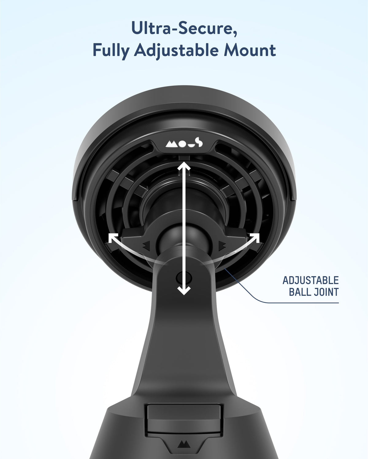 Wireless Charging Suction Mount