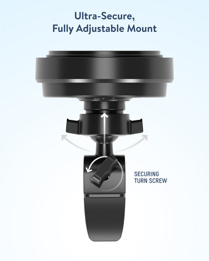 Wireless Charging Car Vent Clip - With Qi2