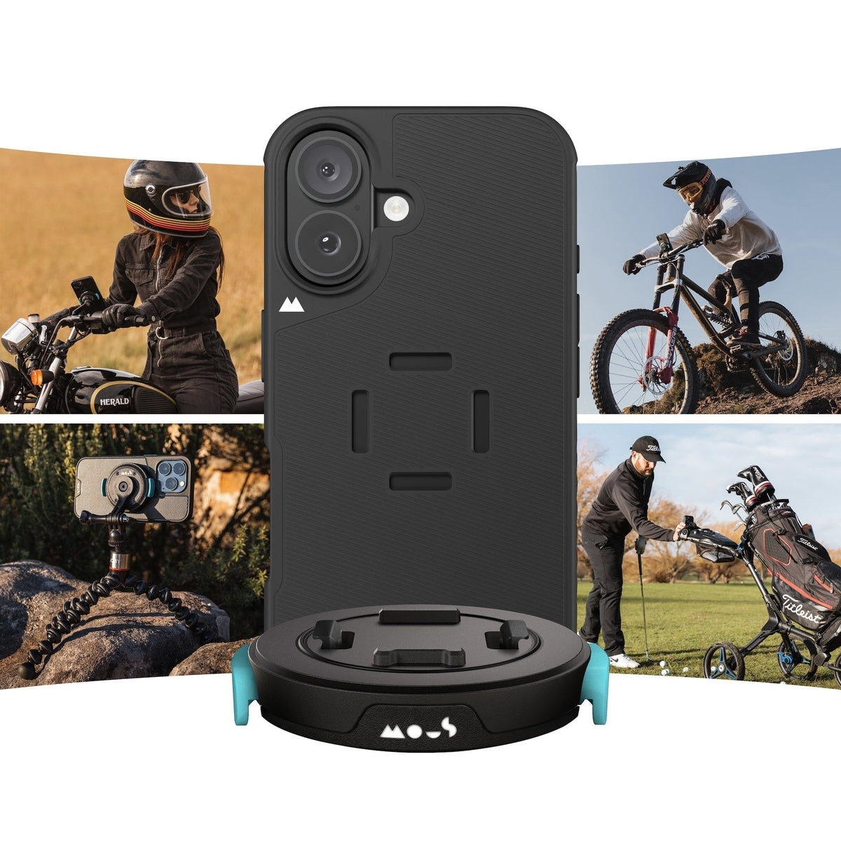 most protective iphone case magsafe intralock bike cycling content creation mount for motorbike | iPhone 16 Plus,iPhone 16