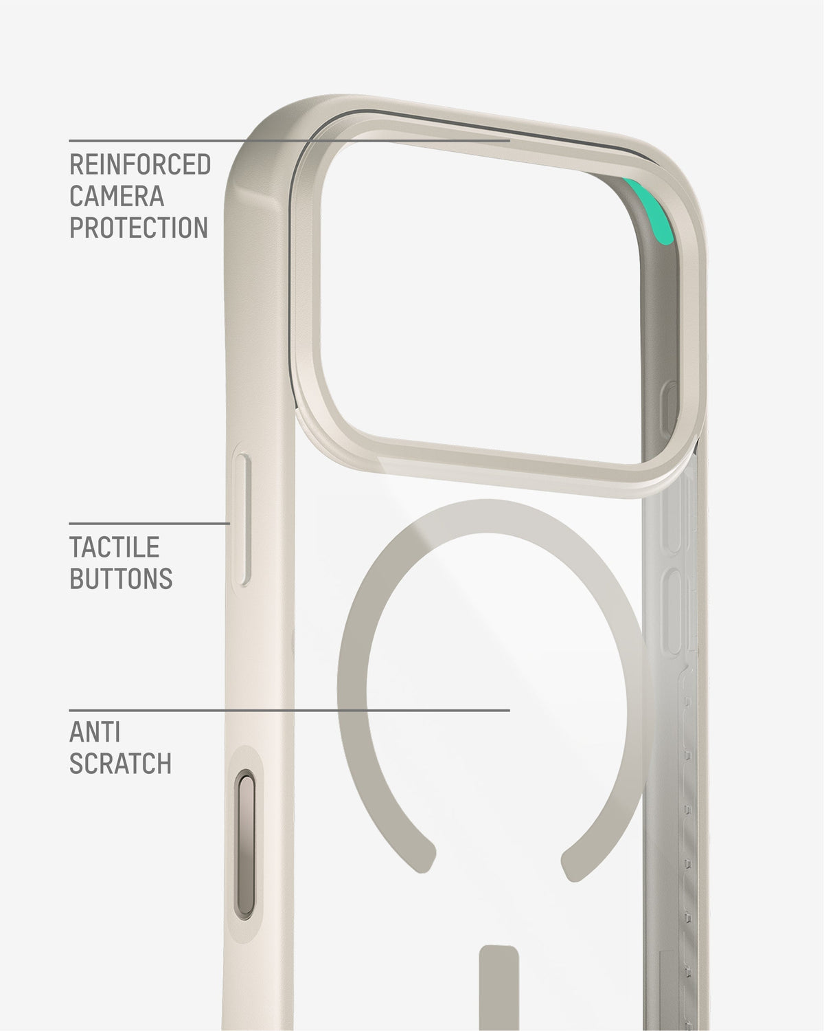 Clarity Phone Case - Stone
