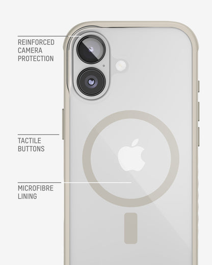 Clarity Phone Case - Stone
